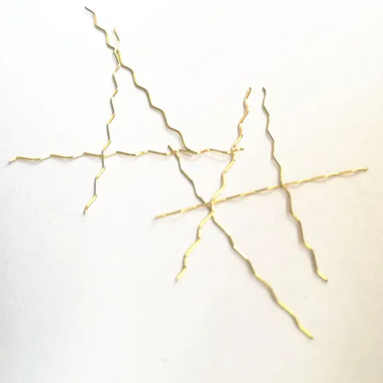 DAYE Hot Sale Waved Copper Coated Steel Fiber