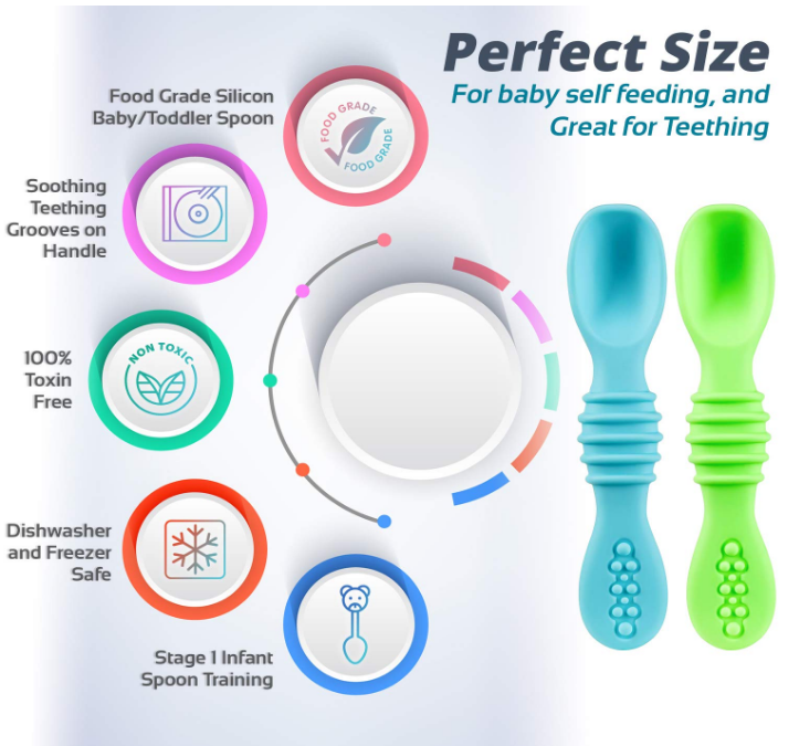 Silicone Baby Spoon