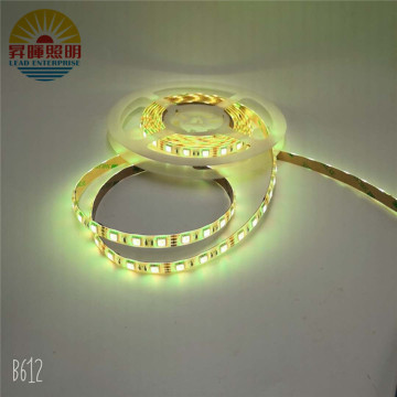 Luz de tira LED RGB impermeable con convertidor AC120V-DC12V y controlador remoto IR, 2M