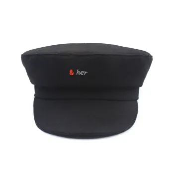 Customed Embroidery Word Polyester Captain Sailor Hat