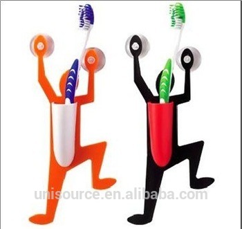 Best selling Suction superman animal toothbrush holder