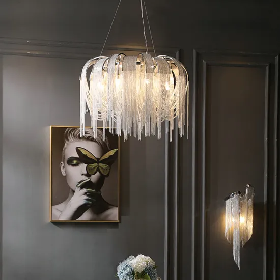 Modern LED Tassel Chandelier - Italian Luxury Pendant Lamp for Dining Room, Bedroom, Living Room, Hotels