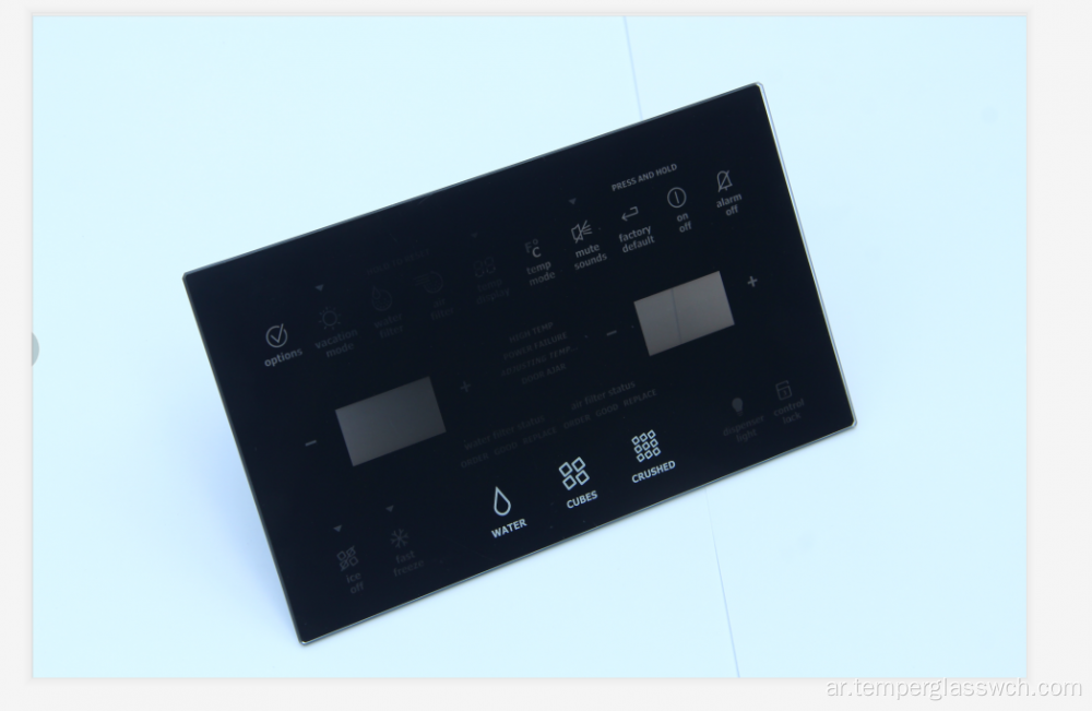 لوحة مفاتيح تعمل باللمس من الزجاج المقسى بتصميم حديث