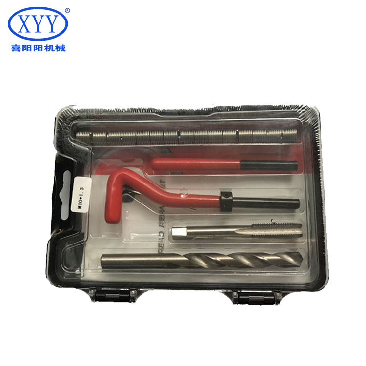 OEM Customized Hand Tools-Thread Insert Repair Kit Bit Tap Tool Plastic Socket Tool Sets Metric Measurement System Hand Box