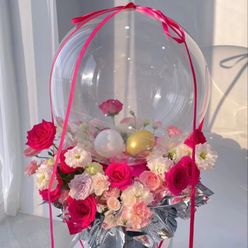 Hurtowe niestandardowe drukowane balony bobble: przezroczysty bąbelek bobo balonowe dekoracje imprezowe