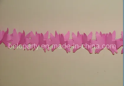 Pink Doves Paper Garland
