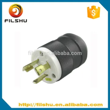 NEMA L5-20P 20a locking plug/American 3 pin plug/generator twist lock electric plug