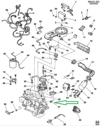 Temp Sensor Coolant Temperature 8-25036-979-0 for Isuzu Axiom, Rodeo, NPR, Trooper