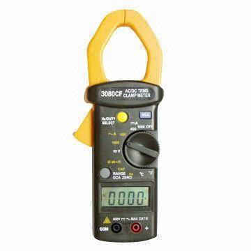 DC/AC Clamp Meter with TRMS, Temperature, Frequency Test and Automatic Power Off