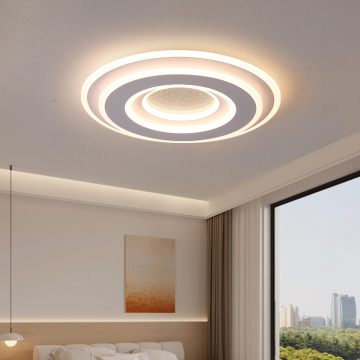 Modern Design White LED Ceiling Light - Round Square Surface Mounted
