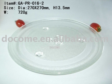microwave oven glass tray