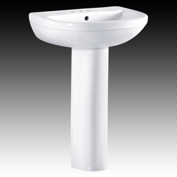 Ceramic Bathroom Furniture Pedestal Basin (No. YR22)