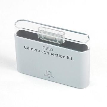 Portable White Plastic 30 Pin 2 In 1 Camera Dock Apple Ipod Ipad Connection Kit