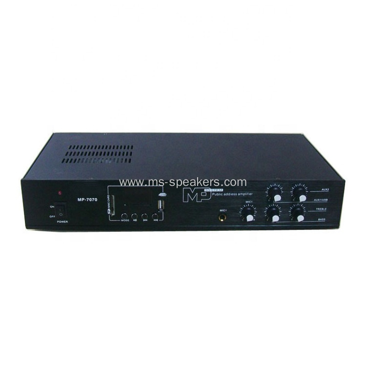 70W pre-amplifier with USB/SD card