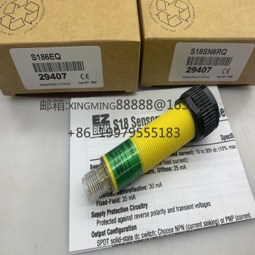 En stock S18SN6RQ, S18SP6RQ, S186EQ Sensores de interruptor fotoeléctrico - Nuevas llegadas