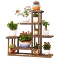 Natural Bamboo Indoor 3-Tier Desk Plant Pot Holder