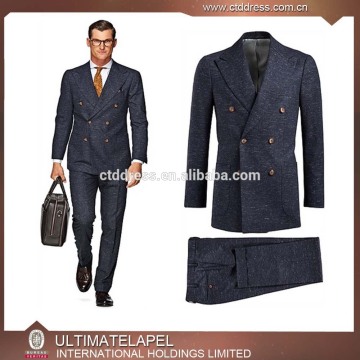 Business New Hot Custom Tailored Double Breasted Men's Suit