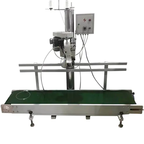 High Speed Automatic Bag Closing Sewing Machine with Pedestal and Infeed Trimming Device