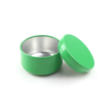 1.7Oz 50ml round storage tea metal tin container