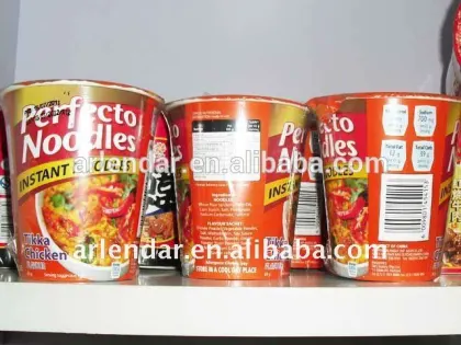 Halal instant cup noodles tom yum flavour