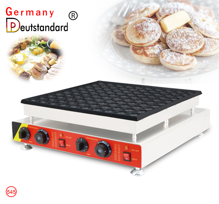 electric mini poffertjes grill with stainless steel