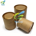 kraft paper round cylinder cajas de embalaje de aceite esencial al por mayor