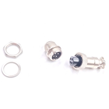 Taixingdom Aviation Masculino Femenino 4P 12M Todos los cobre impermeabilizan el conector de interfaz de la cámara MDVR MDVR