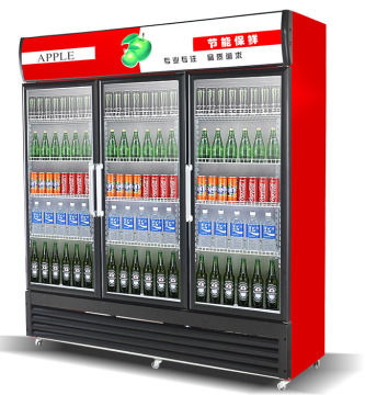 2022 Luxury Vertical Pepsi Commercial Refrigerator Wine Cooler for Supermarket