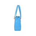 Lady Popular Leather Tote Bag With Large Pockets