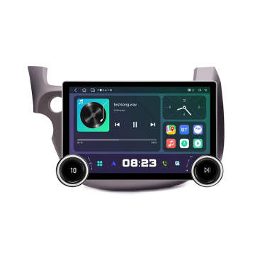 11,8 "Diamond Dual Knoben 2K Qled Screen 2 Din Android Car Radio für Honda Fit 2007-2014 Stereo Android Auto CarPlay