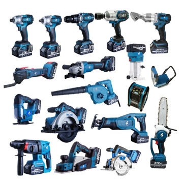 21V Lithium Battery Cordless Electric Drill Combo Set - Best Brushless Drill Tools
