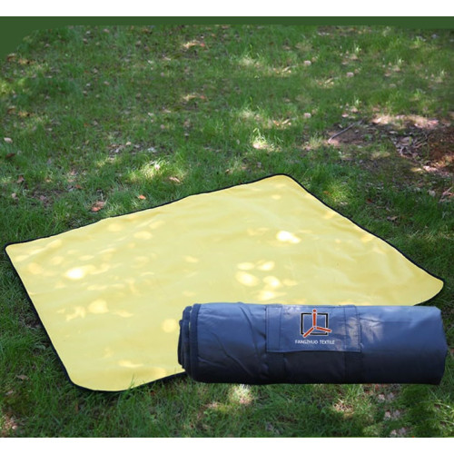 hotsale handle waterproof travel picnic mat fleece blanket