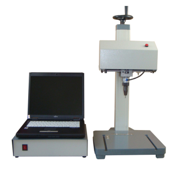 desktop Touch Screen Metal Dot Peen Marking Machine With Rotary