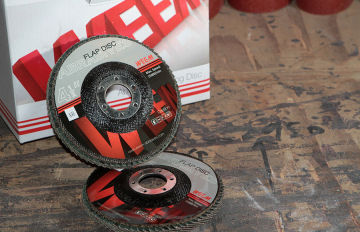 Weem Aluminum Oxide Abrasive Flap Discs Type 27 For Angle Grinders