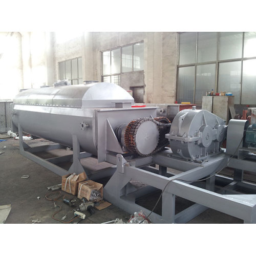 Solid waste dryer, food waste dryer, hollow blades paddle dryer