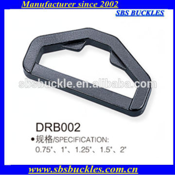 black D-type rings buckles plastic buckles SBS buckles DRB002