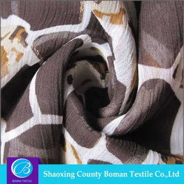 Textiles supplier Soft Wool peach print microfiber fabric