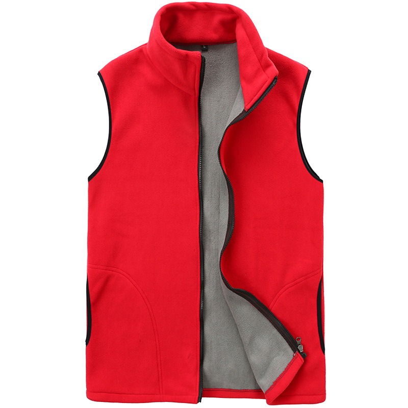 Women's Fleece Vest With Zipper