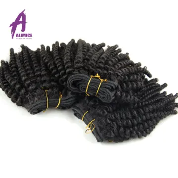 Wholesale afro kinky human hair for braiding hair weave quality indian cheap remy human hair