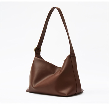 Minimalist Niche Leather Cowhide Stylish Commuter Tote