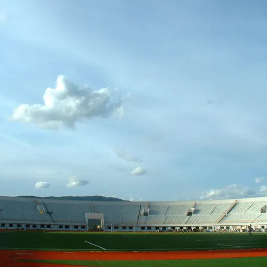 Synthetic artificial grass for football sports court