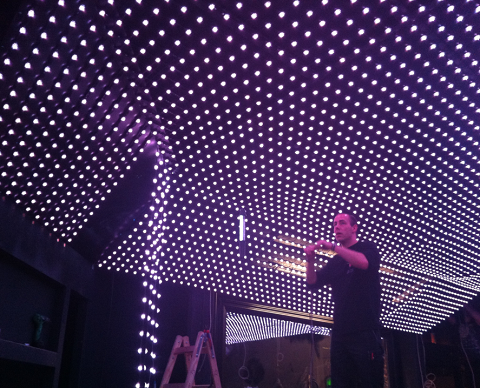 led pxiel sky