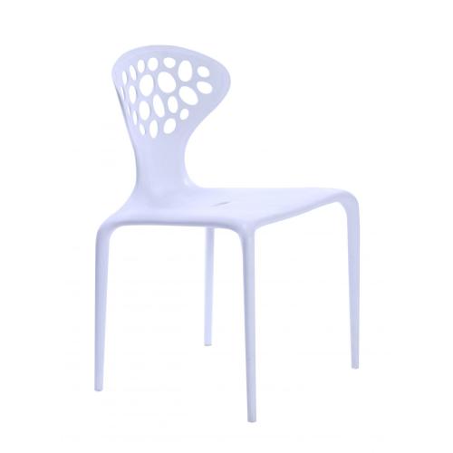 Réplica de sillas de plástico sobrenaturales de comedor de plástico moderno