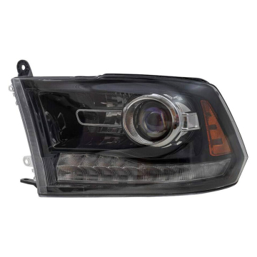 ไฟหน้า Faro Para สำหรับ 2013-2015 Dodge Ram 1500 - Black Bezel Pickup Front Light CH2502245 68093221AD