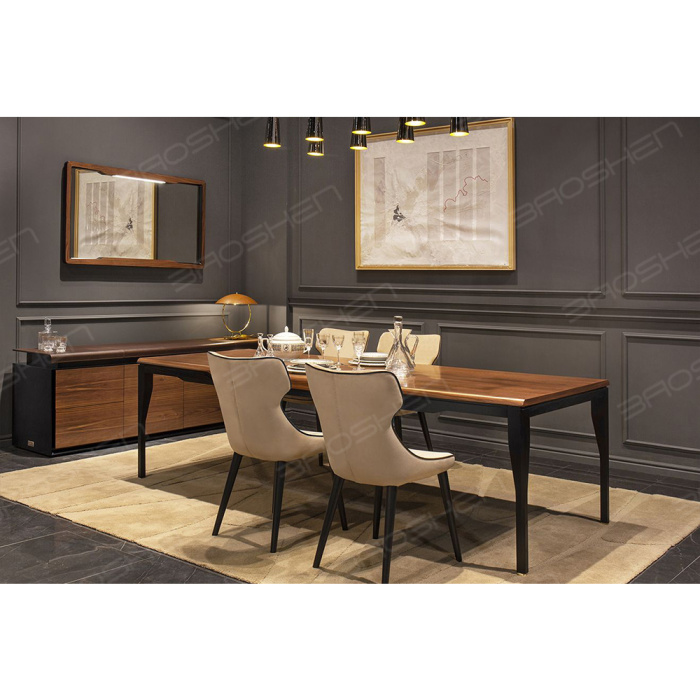 Mesa de jantar Conjunto de 4 cadeiras