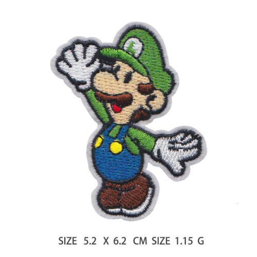 Cartoon embroidery patches iron on stripes thermo