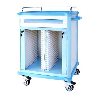ABS Medical Record Cart Hospital Patient Trolley