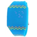 G LED Digital choc caoutchouc Siliocne Watch