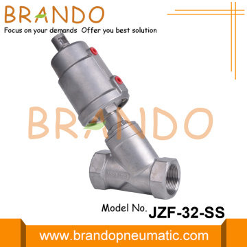 1 1/4'' Threaded Pneumatically Actuated Angle Seat Valve