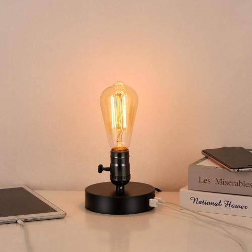 Base de lampe de table avec 2 port USB